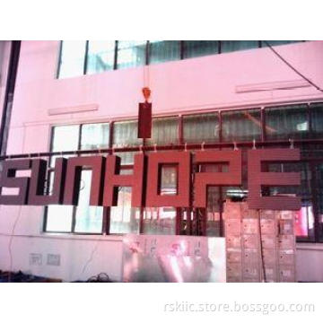 Character IP43 P10 Letter LED Display Outdoor For Big Plaza